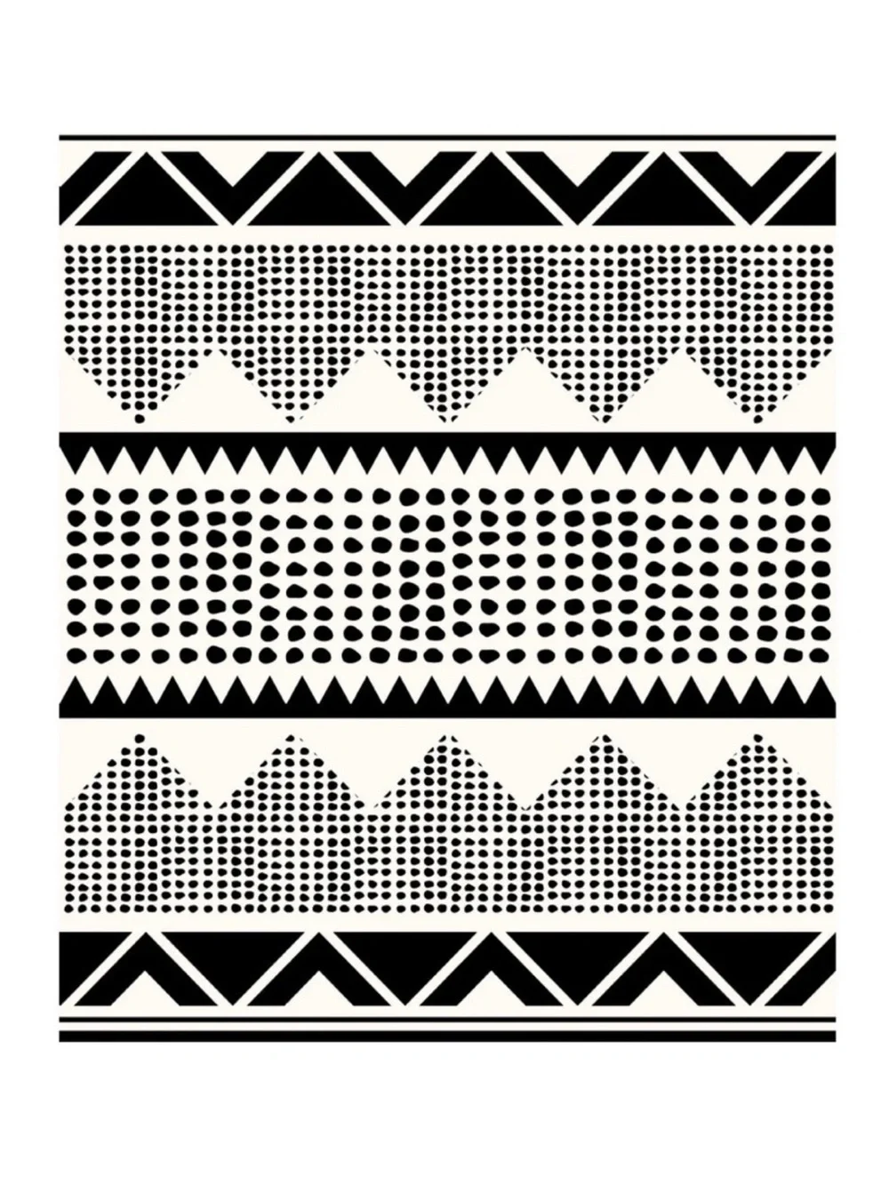 Seek & Swoon Adobe Eco Throw Black Tan Southwestern USA NWT Standard 50x60”